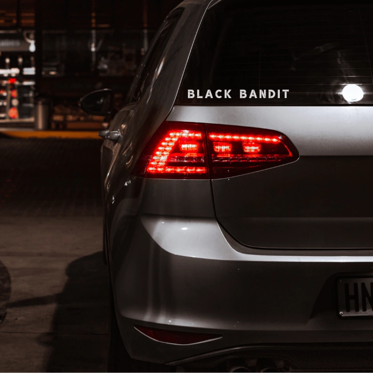 naklejka black bandit czarbe