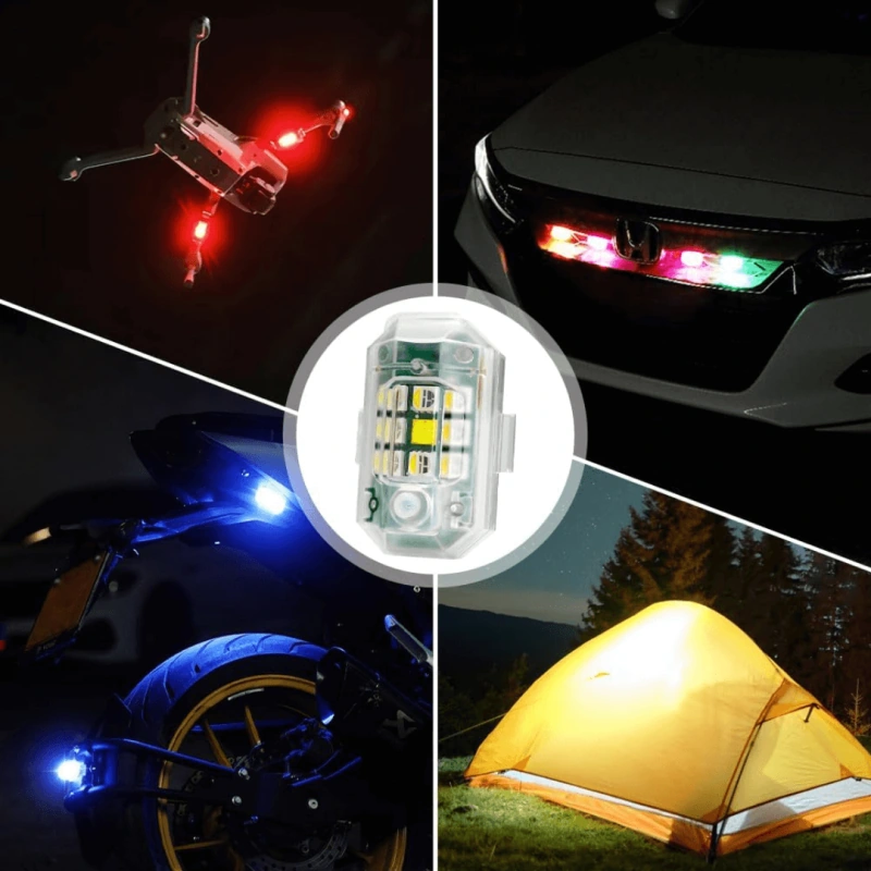 Lampa bezprzewodowa stroboskopowa LED Mocna duże zastosowanie 2