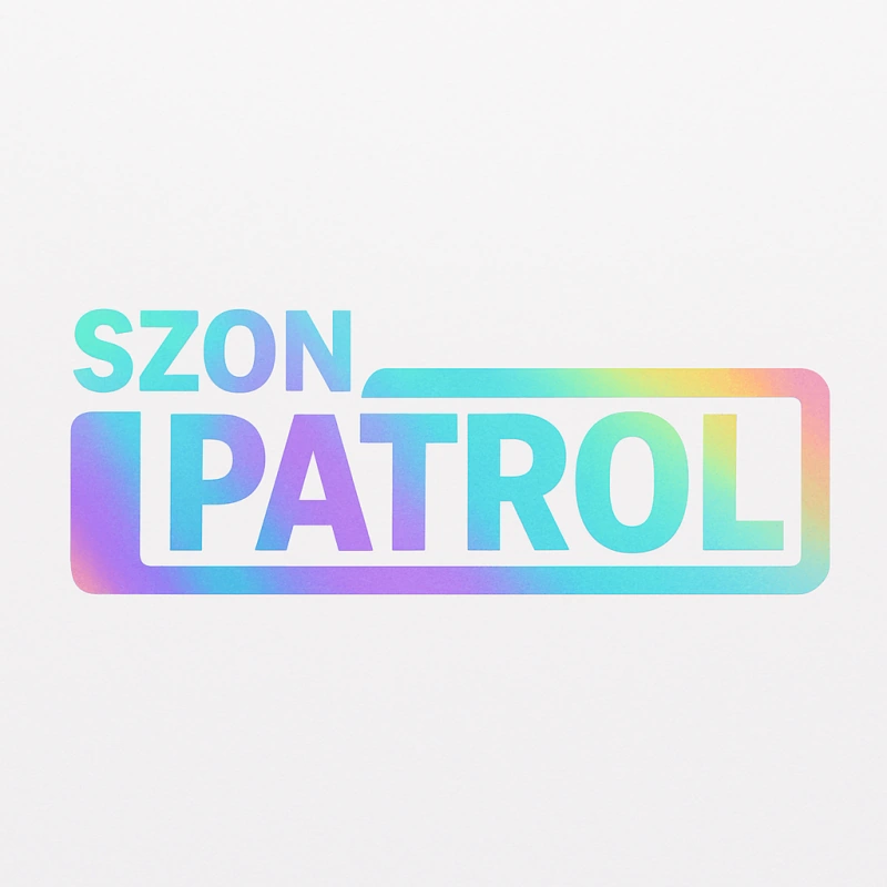 szon patrol naklejka holograficzna