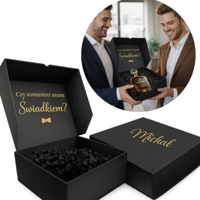 Pudełko czy zostaniesz moim świadkiem Prezent personalizowany