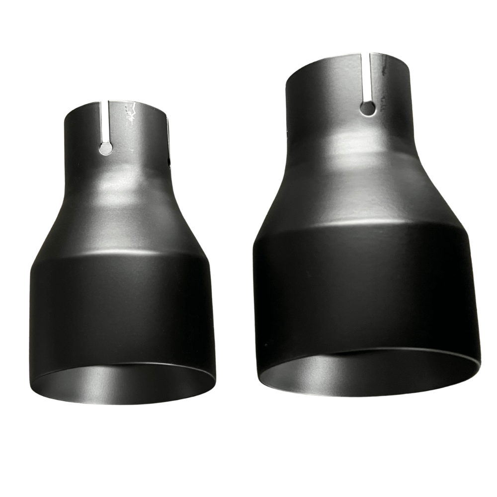 Końcówka wydechu z wypełnieniem Czarny mat 101mm - obrazek 2