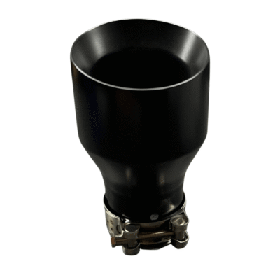 Końcówka wydechu z wypełnieniem Czarny mat 101mm