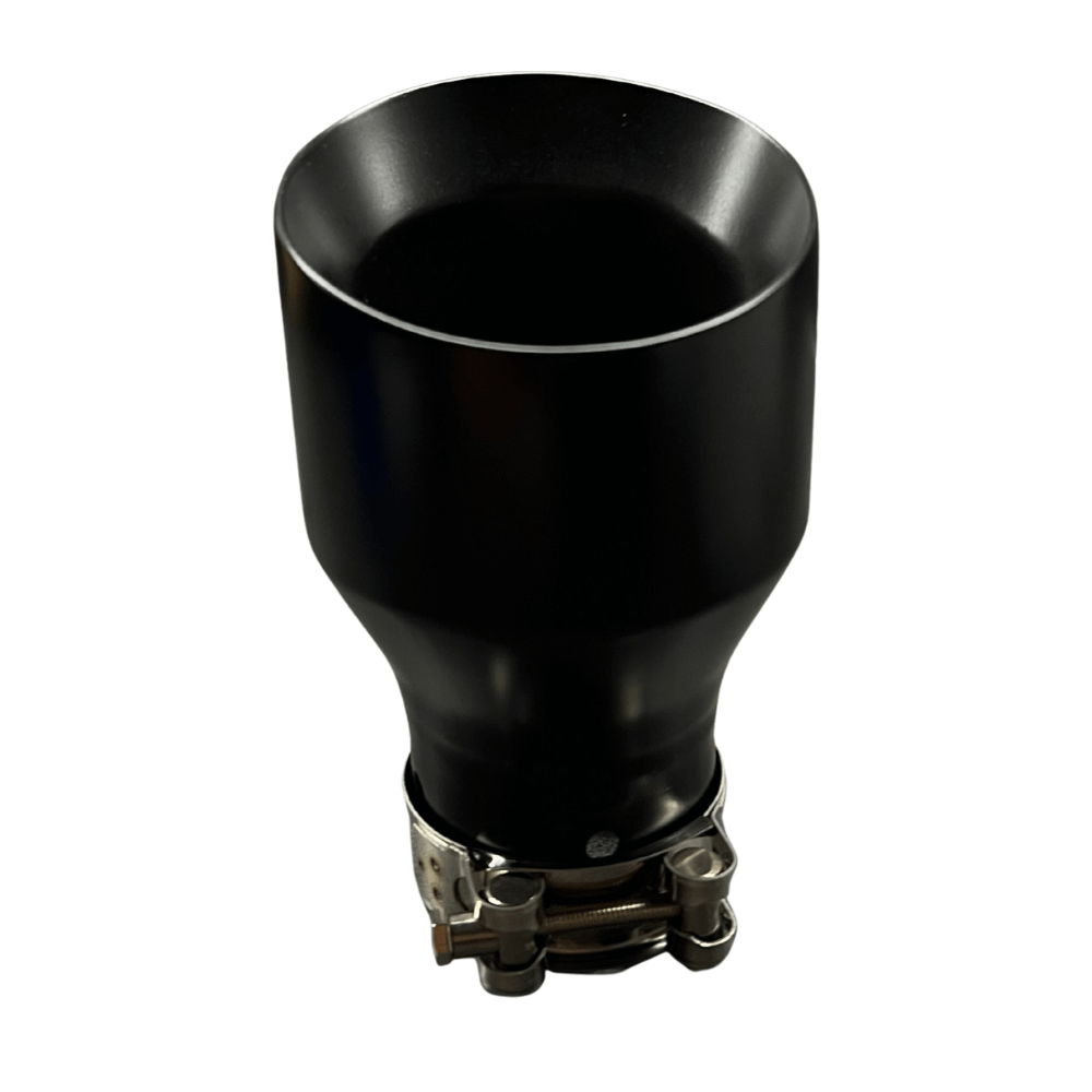 Końcówka wydechu z wypełnieniem Czarny mat 101mm