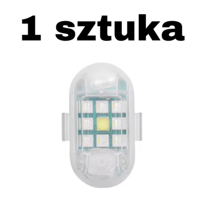 Lampa bezprzewodowa stroboskopowa LED Mocna Biały i 6 kolorów Pilot - 1 sztuka