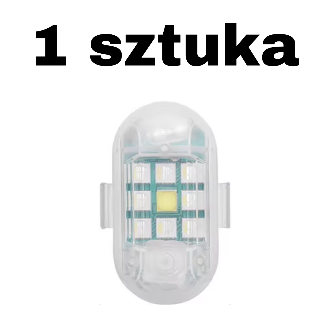 Lampa bezprzewodowa stroboskopowa LED Mocna Biały i 6 kolorów Pilot - 1 sztuka