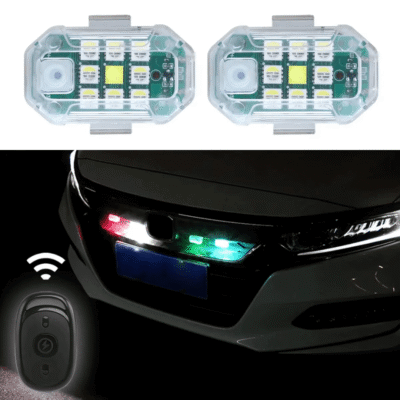 Lampa bezprzewodowa stroboskopowa LED Mocna Biały i 6 kolorów Pilot
