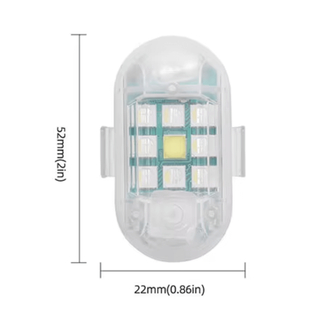 Lampa bezprzewodowa stroboskopowa LED Mocna Biały i 6 kolorów Pilot - obrazek 9