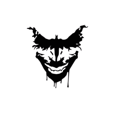 Naklejka Joker Smile