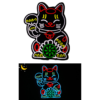 Naklejka LED Lucky Cat - Elektryczna, Panel świetlny na szybę samochodu - obrazek 3