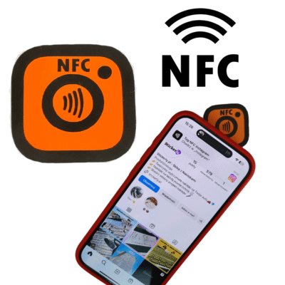 Naklejka NFC Instagram Logo