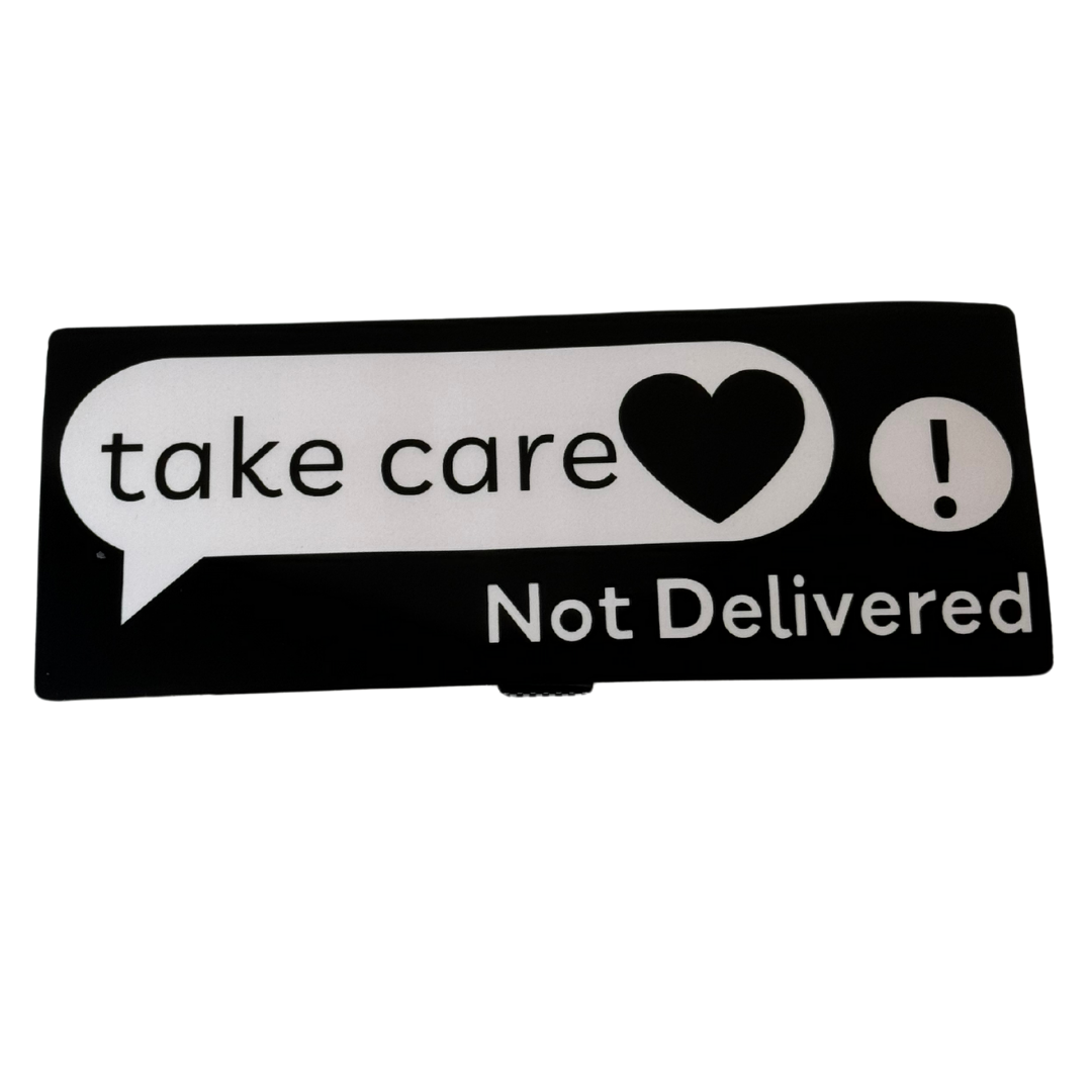 Naklejka LED Take Care Not Delivered - Elektryczna, Panel świetlny na szybę samochodu - obrazek 5