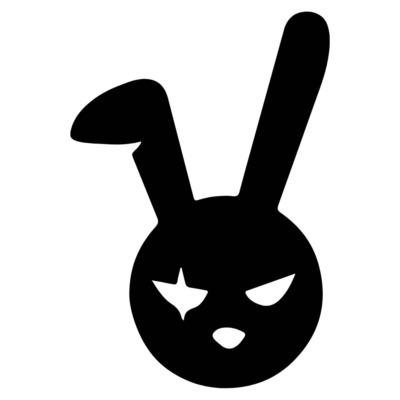 Naklejka Bad Rabbit