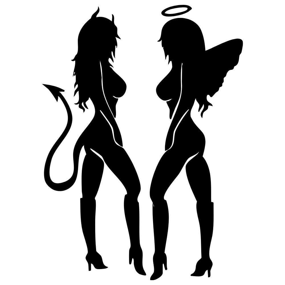 Naklejka Devil Girls