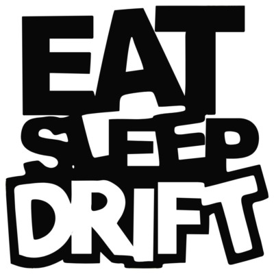 Naklejka Eat Sleep Drift Wersja 2