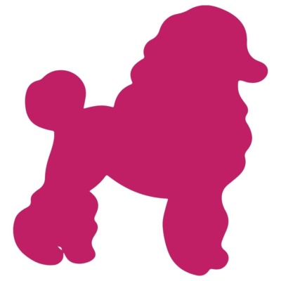 Naklejka Pudelek Barbie