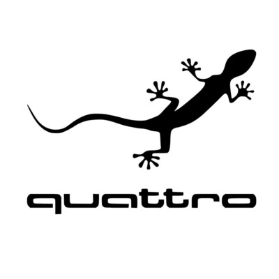 Naklejka Audi Quattro