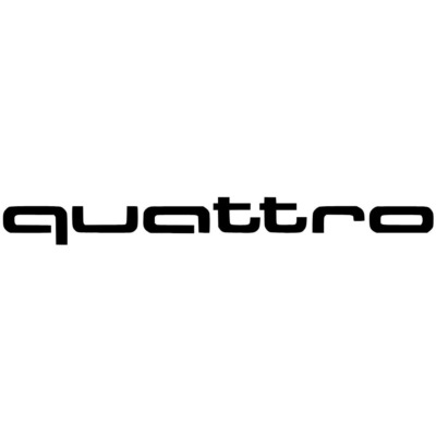 Naklejka Audi Quattro wersja 2