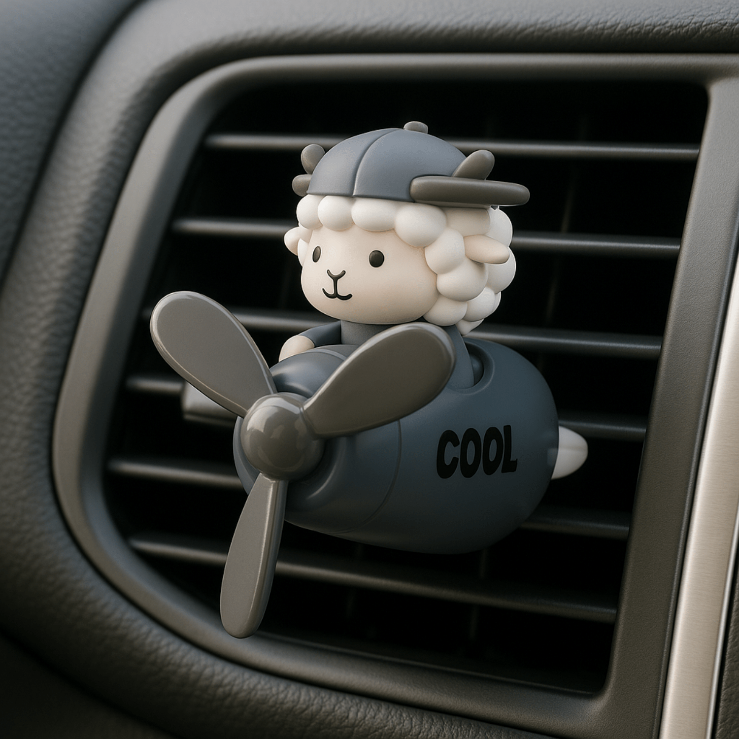 Odświeżacz zapachowy Owieczka Pilot Cool do auta na kratkę wentylacyjną + 2 wkłady - obrazek 2