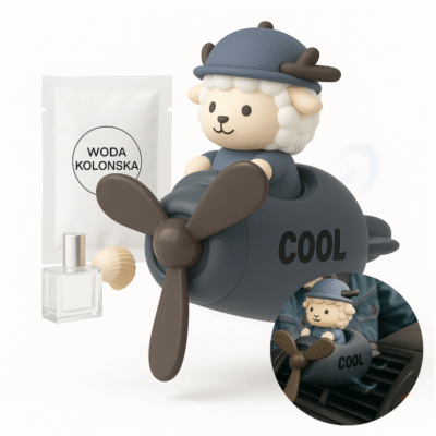 Odświeżacz zapachowy Owieczka Pilot Cool do auta na kratkę wentylacyjną + 2 wkłady