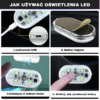 Lampka LED RGB Ambient – Nastrojowe oświetlenie wnętrza samochodu bezprzewodowe - obrazek 8