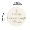 Tablica powitalna Pierwsza Komunia Święta 50×50 personalizacja - obrazek 5