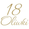 naklejka urodzinowa personalizowana z liczbą 18 i imieniem Oliwki