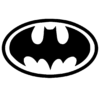 Naklejka BATMAN znak na samochód, auto, szybę
