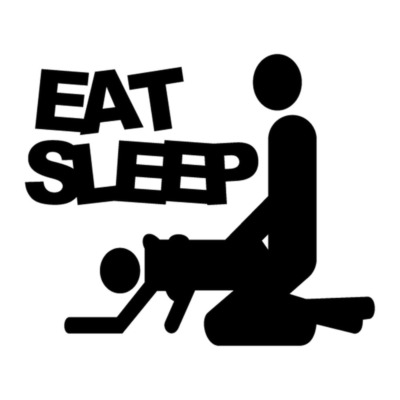 Naklejka Eat Sleep and Sex