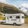 Naklejka Van Life Camping – personalizowana dekoracja na kampery i vany. - obrazek 3