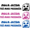 Naklejka na samochód Moja jazda też mnie przeraża - obrazek 2