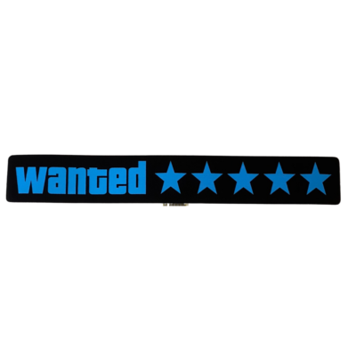 Alternative view of Naklejka LED WANTED Elektryczna, Panel na szybę samochodu
