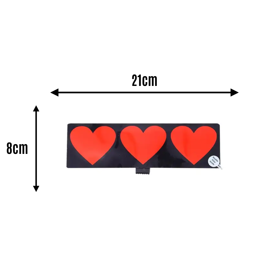 Naklejka LED Elektryczna Panel SERCA ,,HEART" na szybę samochodu - obrazek 3