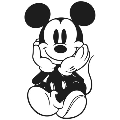 Naklejka Myszka Mickey