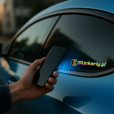 Alternative view of Naklejka NFC Instagram + Twój Tekst (Nazwa Instagram)