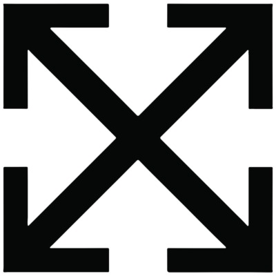 Naklejka OFF-WHITE Logo