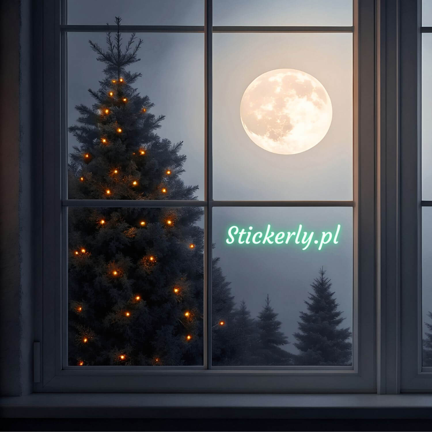 Naklejka z tekstem świecąca w ciemności Instagram, Facebook, TikTok Social Media - obrazek 6
