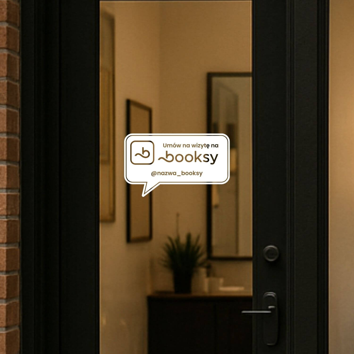 Naklejka Booksy Umów wizytę na witrynę - obrazek 6