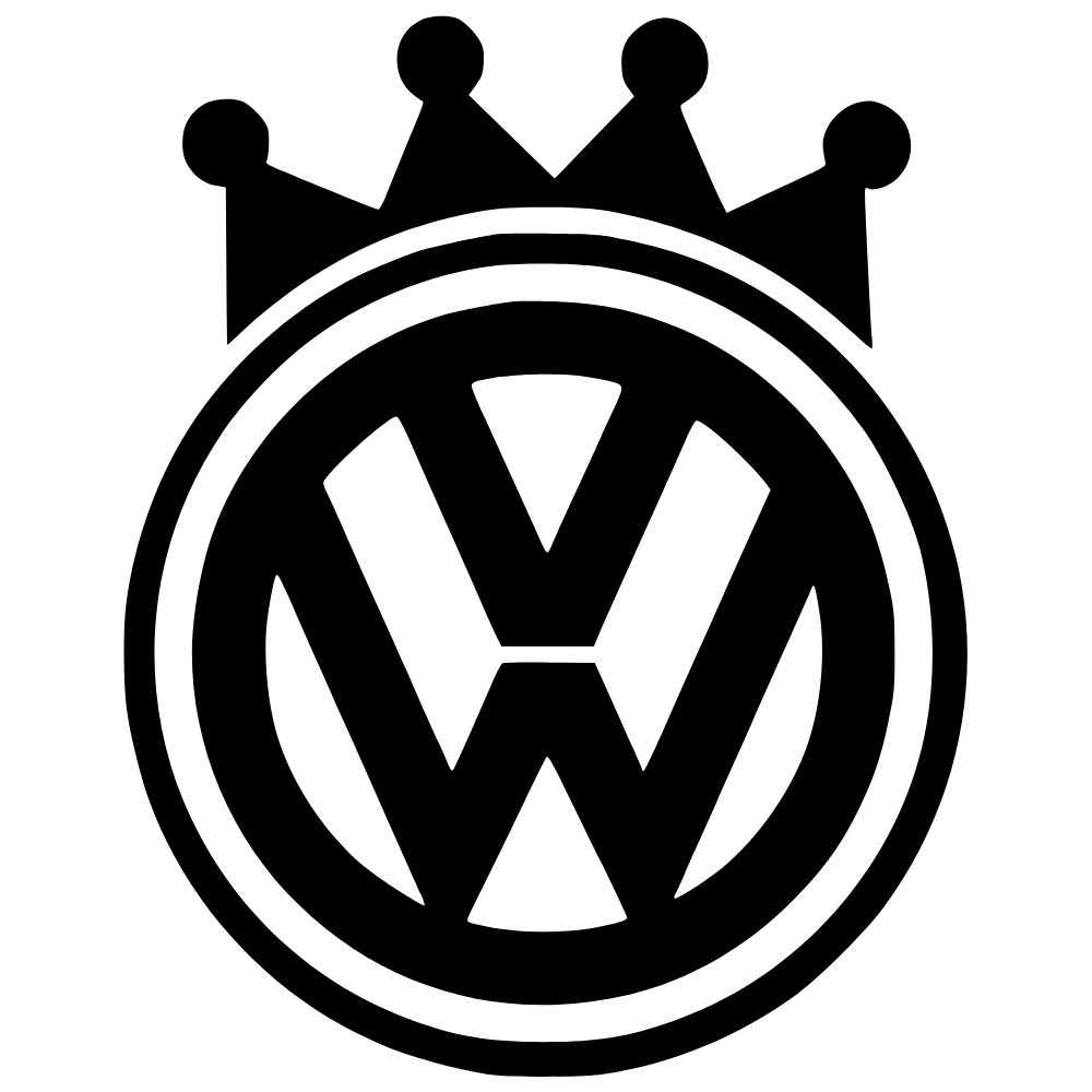 Naklejka Volkswagen King