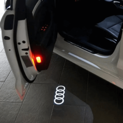 Alternative view of Projektor LED Audi Logo powitalne Oświetlenie progowe