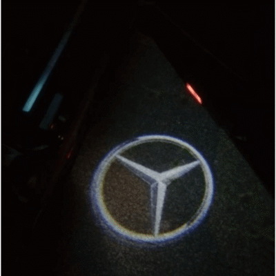 Alternative view of Projektor LED Mercedes Logo powitalne Oświetlenie progowe