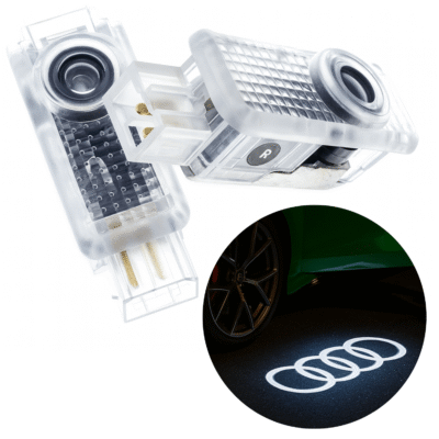 LED LOGO PROJEKTOR AUDI do drzwi A1 A3 A4 A5 A6 A7 A8 Q3 Q5 Q7 TT R8