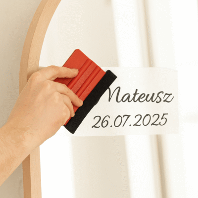 Alternative view of Rakla z filcem do aplikacji naklejek i folii – twarda plastikowa
