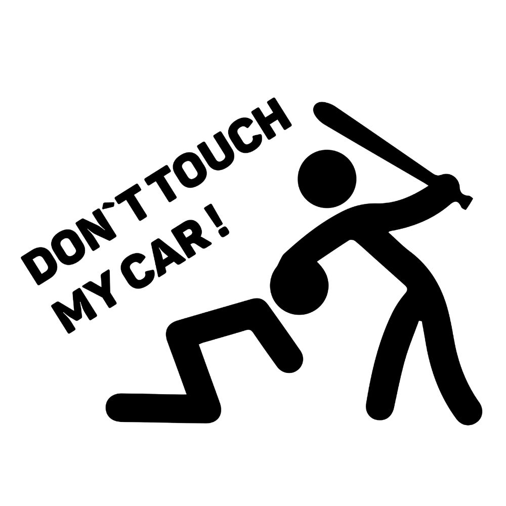Naklejka Don't Touch my Car