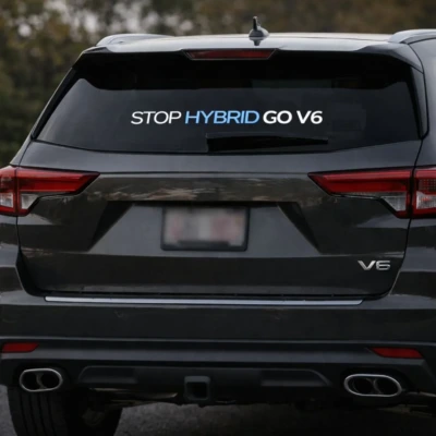 Alternative view of Naklejka STOP HYBRID GO V6