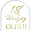 napis na ściankę urodzinową personalizowany z imieniem i liczbą folia złota