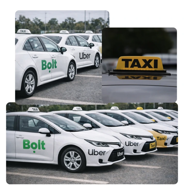 Naklejki dla taxi